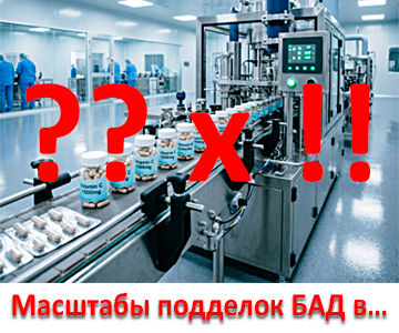 Подделка БАД и витаминов